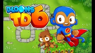 BTD6  Hard  Monkey Meadow  SUPERMONKEYS [upl. by Volotta425]