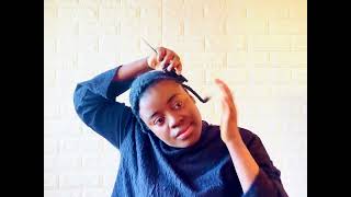 One of the easiest natural hairstyle I love to do [upl. by Anelliw]