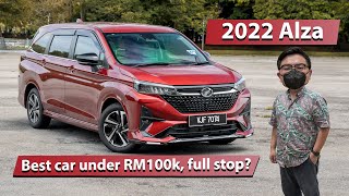 2022 Perodua Alza review  is this the best car under RM100k [upl. by Gillie486]