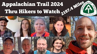 Appalachian Trail 2024  Thru Hikers to Watch [upl. by Nelleh]