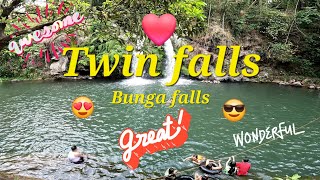 Twin falls or Bunga falls in Nagcarlan Laguna [upl. by Darci]