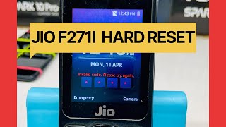 Jio Phone F271i hard reset 🔐 lock Mobiledocter011 [upl. by Nosyarg]