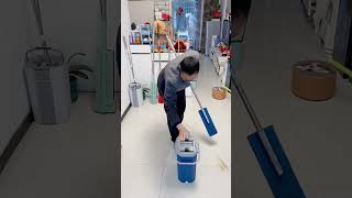 Flat Squeeze Mop and Bucket Set with Wringer [upl. by Yenduhc]