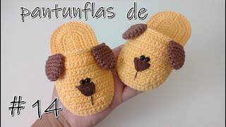 Pantunflas de perrito🐕 a crochet de 1 a 2 años [upl. by Ransom]