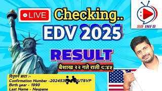 DV Lottery Result Checking  EDV 2025 [upl. by Schulze399]