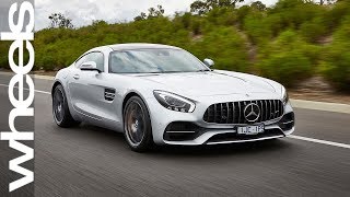 2018 MercedesAMG GT S review  Wheels Australia [upl. by Anyrb]