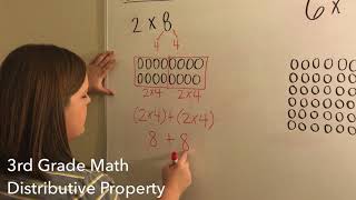 3rd Grade Math  Distributive Property [upl. by Ened]