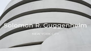 A Visit To the Solomon R Guggenheim Museum in New York City [upl. by Nobie]