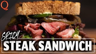 The PERFECT Steak Sandwich for Men  Ft Kosmos Q [upl. by Nivak]