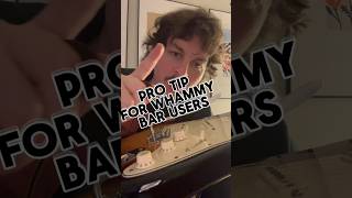 Whammy bar tips guitar geartalk guitartok stratocaster strat tips whammybar tremolo 🎸✌🏼❤️ [upl. by Akemahc2]