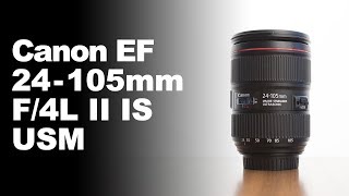 Canon EF 24105 F4 II IS USM modelo novo [upl. by Ahseinat]