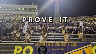 PROVE IT 🎶 Alcorn State University Marching Band vsAlabama State 2024 Port City Classic [upl. by Clymer128]