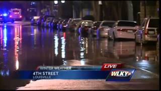 4th St between Ormsby and Oak under water [upl. by Nitneuq]