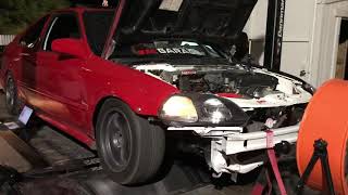 B20Vtec All Motor Dyno 250 Horsepower [upl. by Inad]