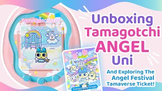 🪽 Unboxing Tamagotchi Uni ANGEL 🪽📦 [upl. by Ifok]