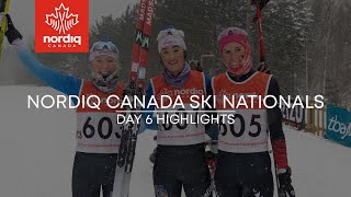 2023 Nordiq Canada Ski Nationals Day 6 Highlights [upl. by Ganley]