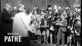 Arnhem  Pilgrimage By British Orphans 1955 [upl. by Adnolat]