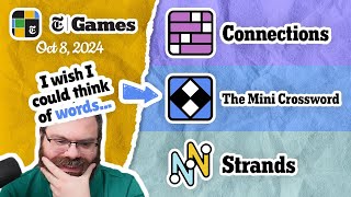 NYT Connections Mini Crossword and Strands  Oct 8 2024 [upl. by Jona]