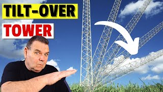 Cheap TiltOver Tower Ideas for Ham Radio Antenna [upl. by Archie]