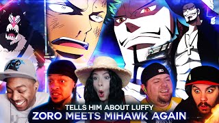 Zoro Meets Mihawk Again  Reaction Mashup [upl. by Katrina]