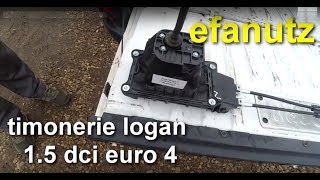 inlocuire timonerie Dacia Logan 15 dci euro 4 [upl. by Rheims]