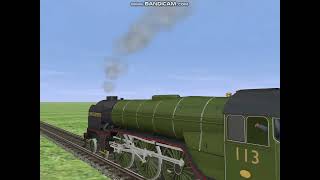 LNER Thompson A11 vs A3 amp V2 Racing Trainz [upl. by Floss]