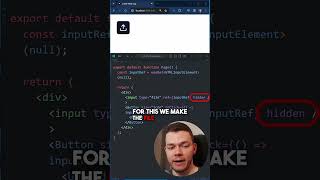 File Upload Button In Reactjs 🔥reactjs reactdevelopment reactjstutorial webdevelopment [upl. by Osana814]