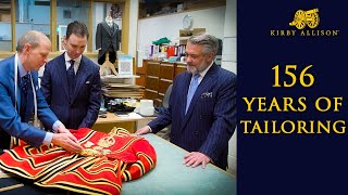 Private Tour Of Savile Row Tailors Dege amp Skinner  Kirby Allison [upl. by Assennej601]