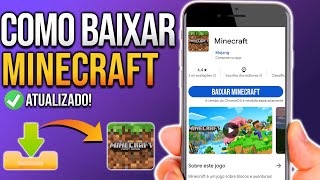 COMO BAIXAR MINECRAFT NO CELULAR  2024 [upl. by Asilam529]