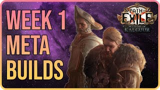 The BEST Builds of Week 1 in Path of Exile Settlers League [upl. by Sessler620]