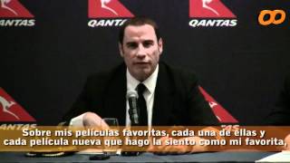 John Travolta en Chile El vino es el mejor que alguna vez haya probado [upl. by Mckenna]