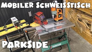 PARKSIDE® Mobiler Schweißklapptisch  höhenverstellbar [upl. by Esihcoc]