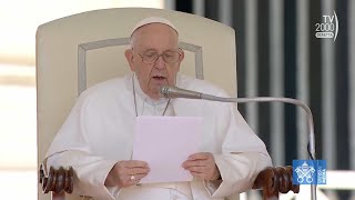 Papa Francesco Udienza Generale del 24 maggio 2023 [upl. by Brittain]