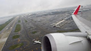 ONBOARD TAM Linhas Aéreas Boeing 767300ER  SPECTACULAR Takeoff from New York JFK Airport Full HD [upl. by Belmonte]