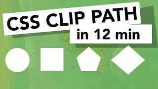 Css Clip Path  How To Use The CSS ClipPath Property  Make shapes with CSS [upl. by Eilojne]