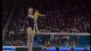 Svetlana Khorkina  FX 1996 Olympic AA [upl. by Annayk989]