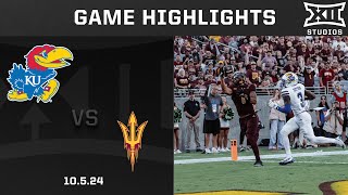 Kansas vs Arizona State Highlights  2024 Big 21 Football [upl. by Reyem577]