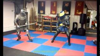 Armoured HalfSword Sparring [upl. by Suirtimed614]