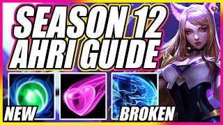 NEW AHRI REWORK GUIDE Season 12  Rank 1 Ahri Guide by LegitKorea [upl. by Esyahc377]