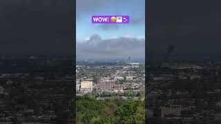 JUST AS I THOUGHT I COULDN’T SEE MONTREAL 🤩🌁🔭 shorts mountroyal park travelvlog travel [upl. by Chaworth]