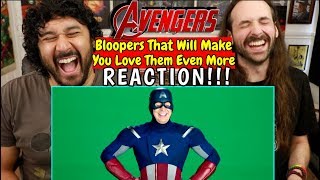 AVENGERS BLOOPERS That Will Make You Love Them Even More  REACTION [upl. by Anoval]