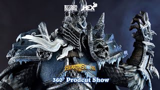 HEX Collectibles Hearthstone® the Lich King 110 Scale Statue  360° Product Show [upl. by Aimo664]