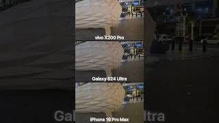 Vivo X200 Pro vs Galaxy S24 Ultra vs iPhone 16 Pro Max Camera Test [upl. by Arutek]