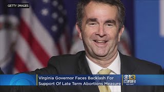 Virginia Governor Faces Backlash Over Comments Supporting LateTerm Abortion Bill [upl. by Enilec615]