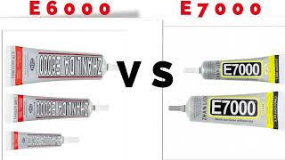 DIFFERENCE BETWEEN E6000 AND E7000 GLUE [upl. by Papp810]