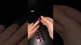 A tutorial on how to apply semi cured gel nail strips at homenails nailart nailtech nailtutorial [upl. by Keever]