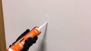 Peindre sur un mastic immédiatement après son application  MASTIC ACRYLIQUE PREMIUM [upl. by Krell]