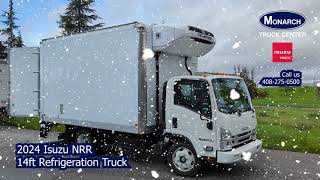 2024 Isuzu NRR 14ft x 96quotH x 102quotW Refrigeration Truck [upl. by Kelcy]