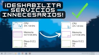 ¡Deshabilita servicios innecesarios en Windows 1011 2023  CharlieS [upl. by Mccutcheon]