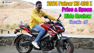 2024 Pulsar NS 400 Z Price amp Specs in telugu  TechTravelTelugu [upl. by Danae951]